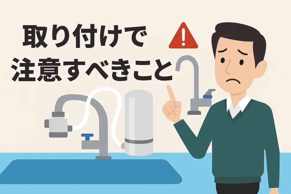  取り付けで注意すべきこと