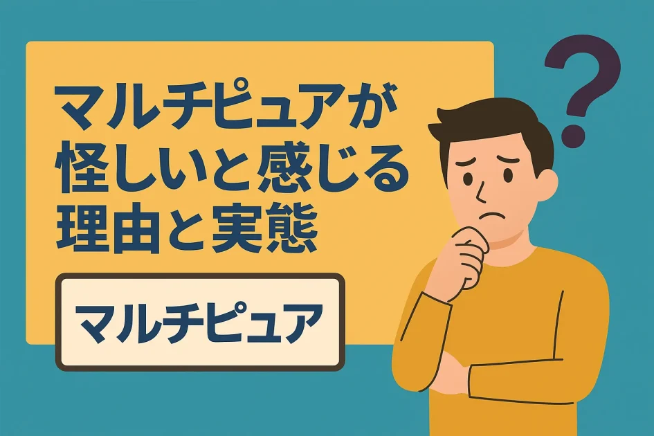 マルチピュアが怪しいと感じる理由と実態