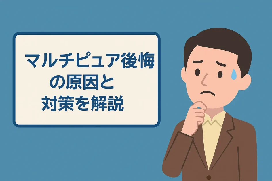 マルチピュア後悔の原因と対策を解説